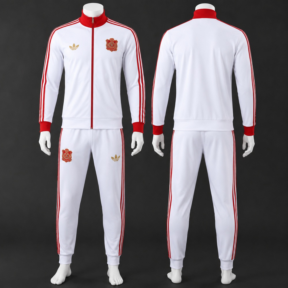 Spain 25/26 White Red Jacket Kit