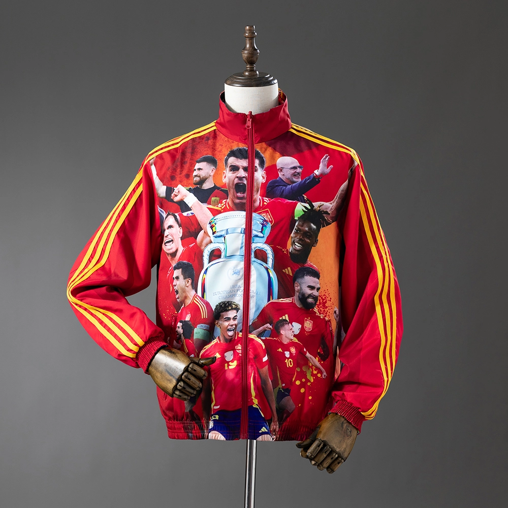 Spain European Champion Reversible Anthem Jacket Windbreaker