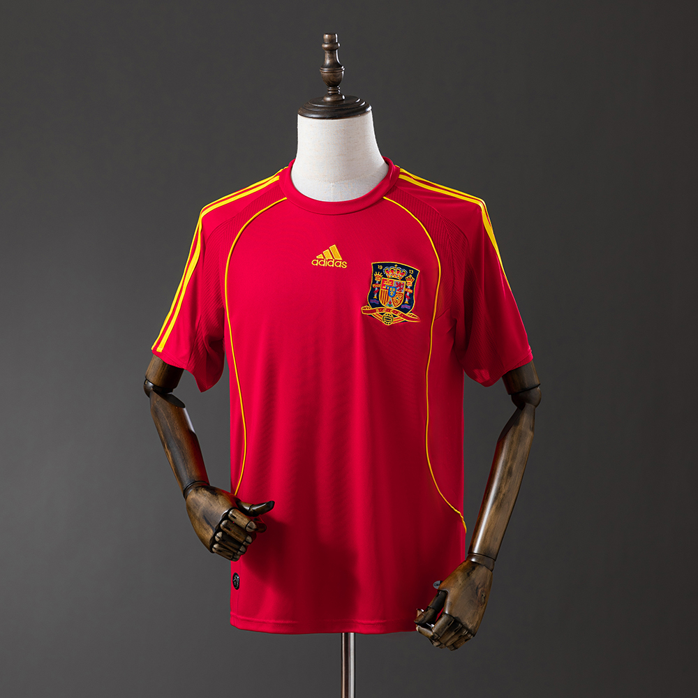 Spain 2008 Home Retro Jersey