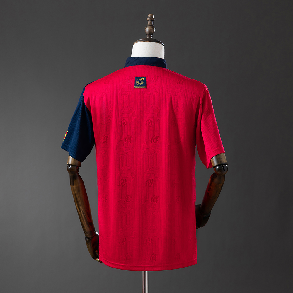 Spain 1996/98 Home Retro Jersey Foto 2