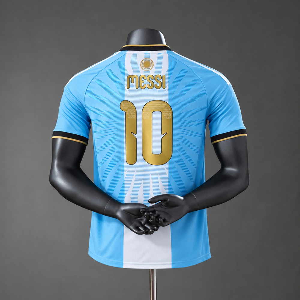Argentina 2026 (With Number And Name) Special Player Version Jersey Foto 2