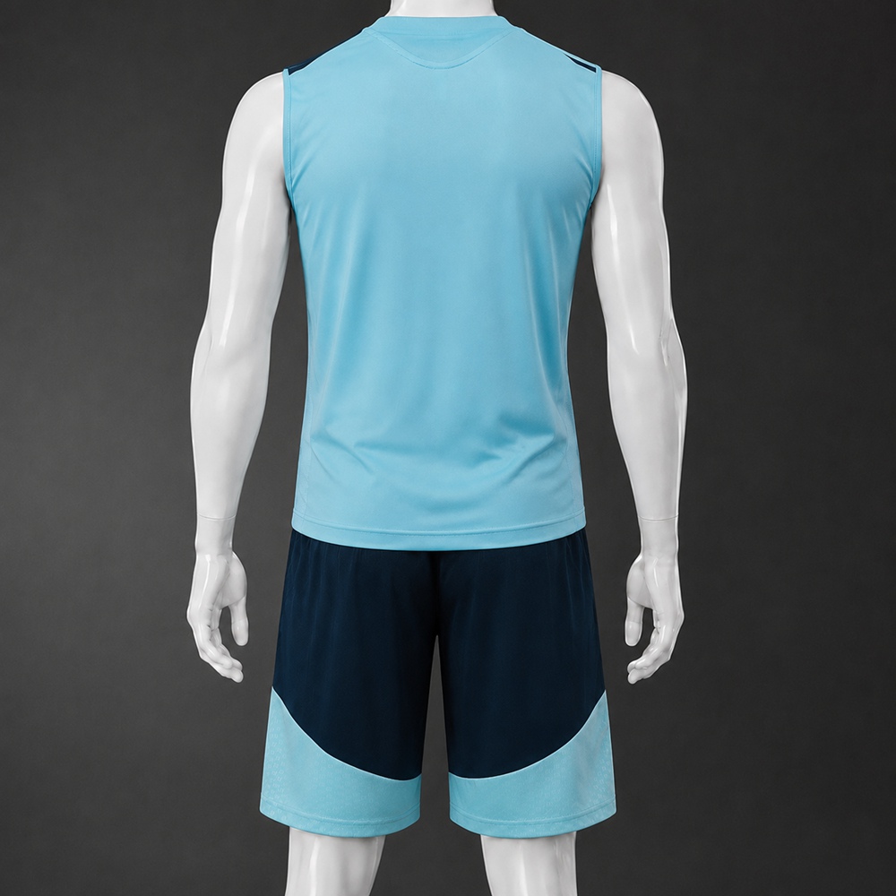 Argentina 26/27 Sky Blue Navy  Training Vest kit Foto 2