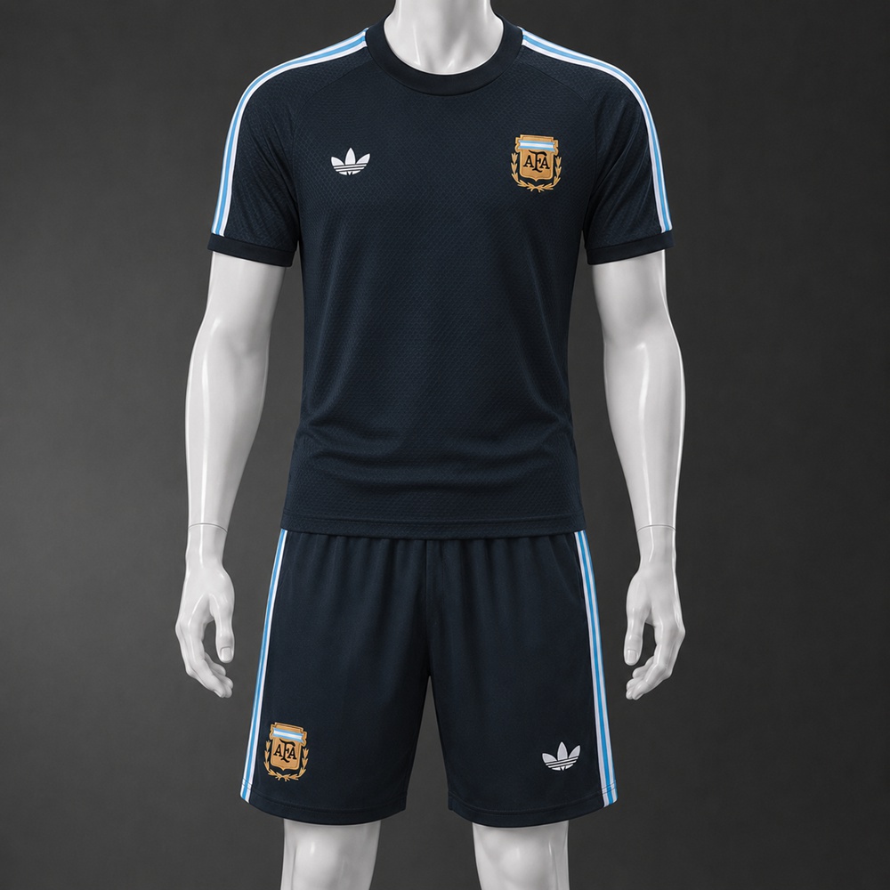 Argentina 25/26 Navy Light Blue Short Sleeve Short Set