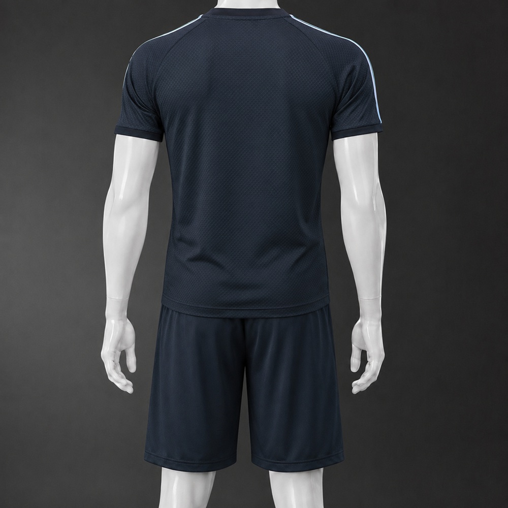 Argentina 25/26 Navy Light Blue Short Sleeve Short Set Foto 2