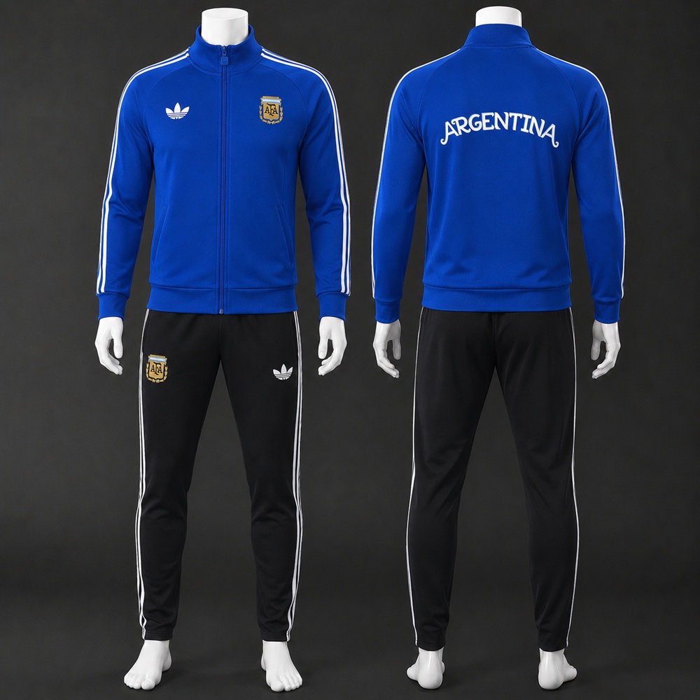 Argentina 26/27 Royal Blue Black Jacket Kit