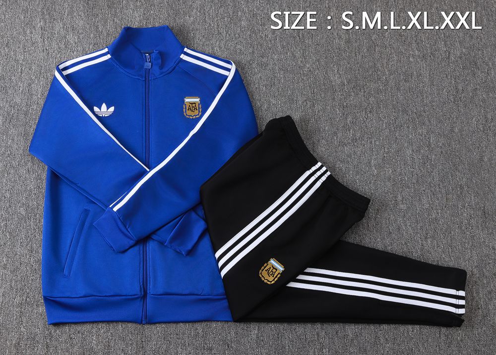 Argentina 26/27 Royal Blue Black Jacket Kit Foto 2