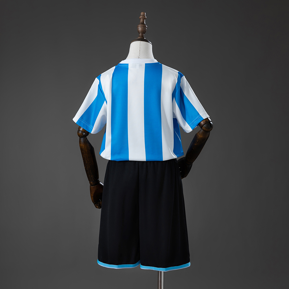Argentina 1986 Home Retro Kids Kit Jersey Foto 2