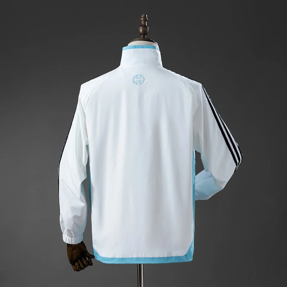 Argentina 05/06 Retro Windbreaker White & Blue Foto 2