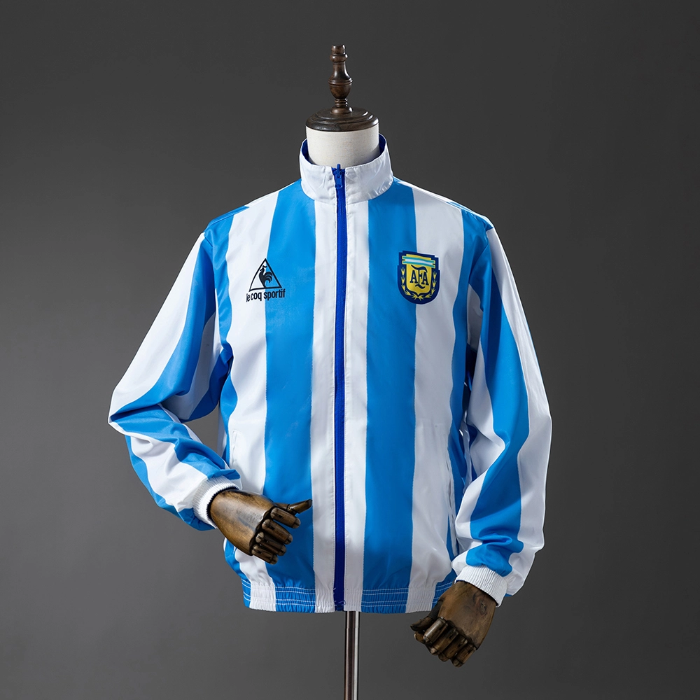 Argentina Retro Reversible Anthem Jacket Windbreaker Foto 2