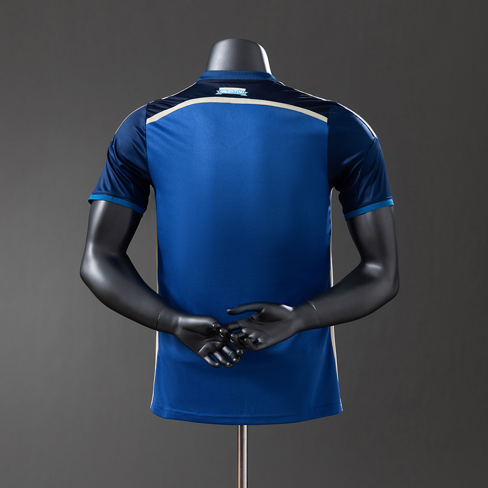 Argentina 2014 Away Player Version Retro Jersey Foto 2