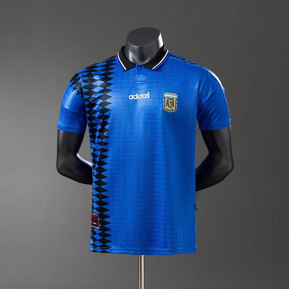 Argentina 1994 Away Player Version Retro Jersey