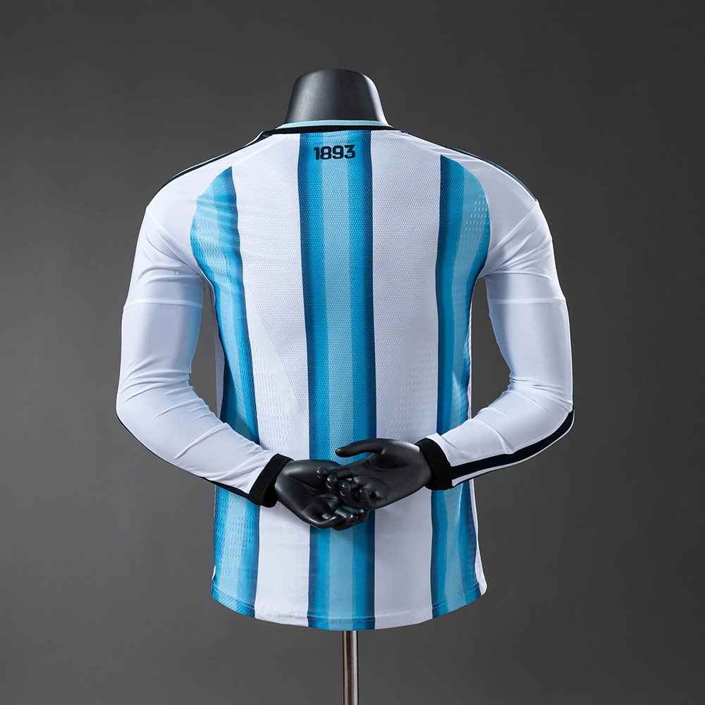 Argentina 2026 Home Long Sleeve Player Version Jersey Foto 2