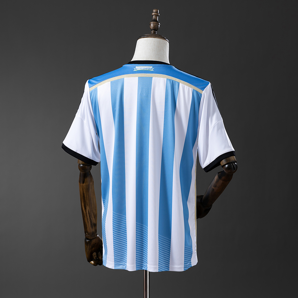 Argentina 2014 Home Retro Jersey Foto 2