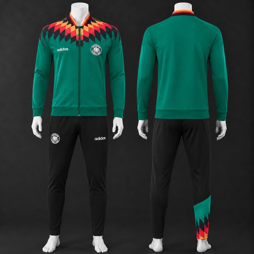 Germany 26/27 Green Black Red Yellow Jacket Kit