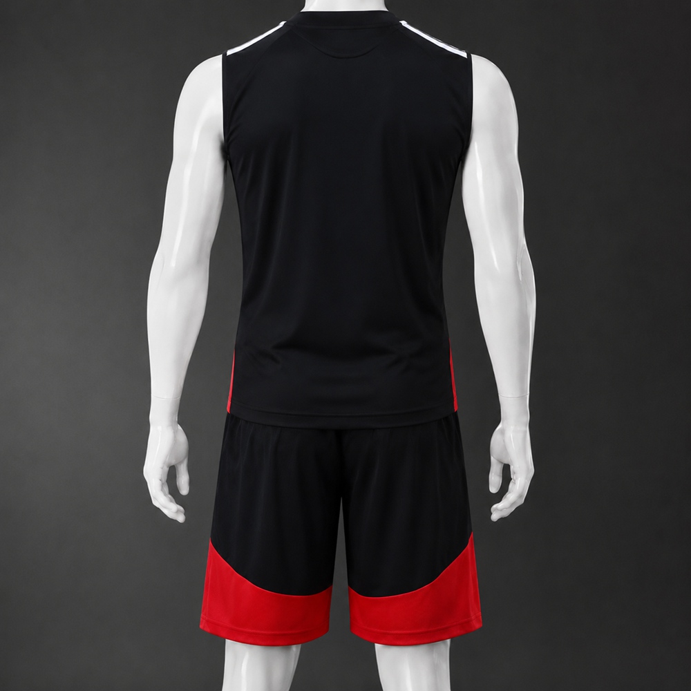 Germany 26/27 Black Red Training Vest kit Foto 2
