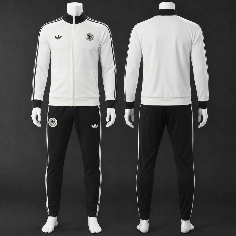 Germany 26/27 White Black Jacket Kit