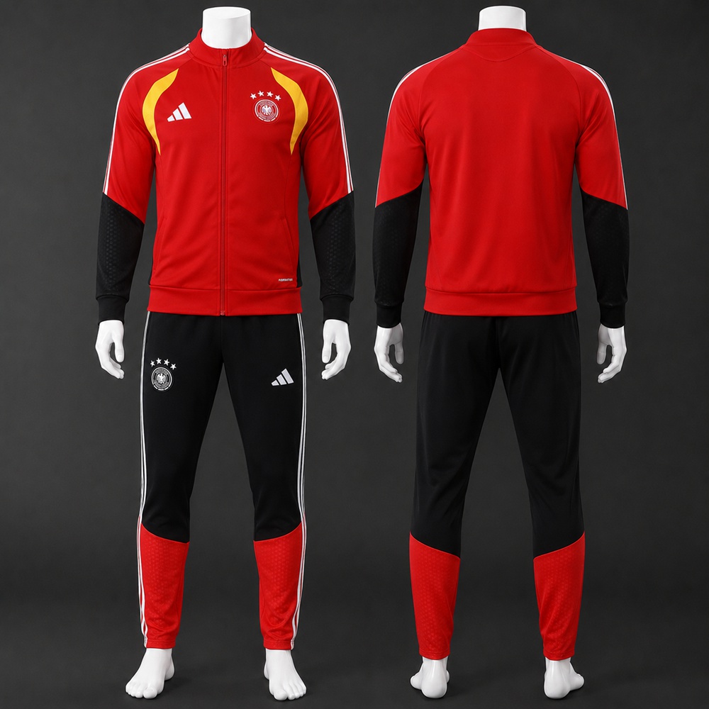 Germany 26/27 Red Black Jacket Kit