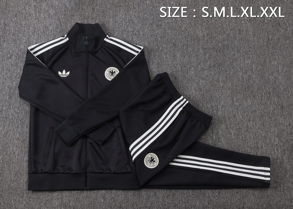 Germany 26/27 Black Classic Jacket Kit Set Foto 2