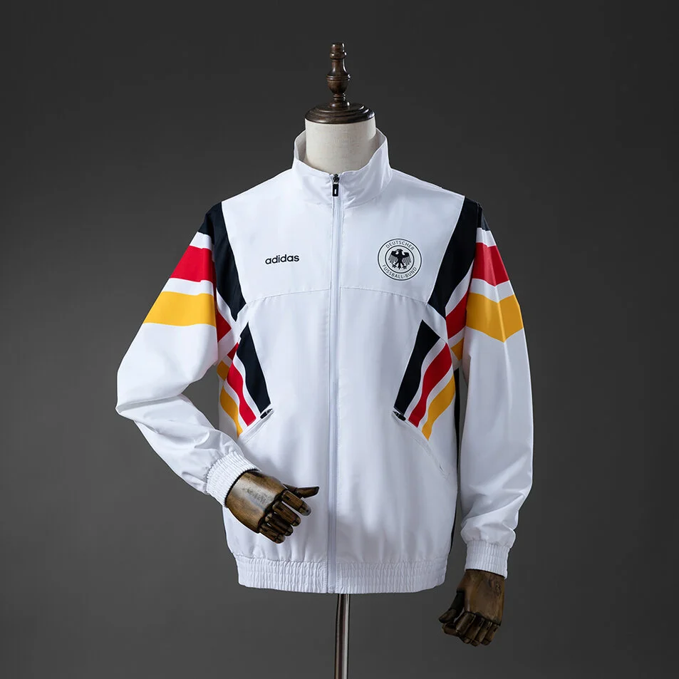 Germany 08/09 Retro Windbreaker White