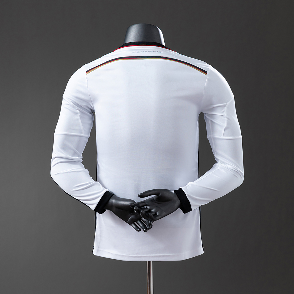 Germany 2014 Home Long Sleeve Player Version Retro Jersey Foto 2