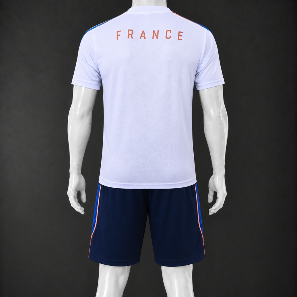 France 26/27 White Short Sleeve Short Set Foto 2