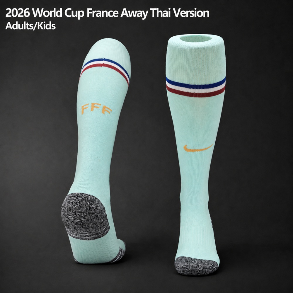 France 2026 World Cup Away Thai Version Adults-Kids Mint Green