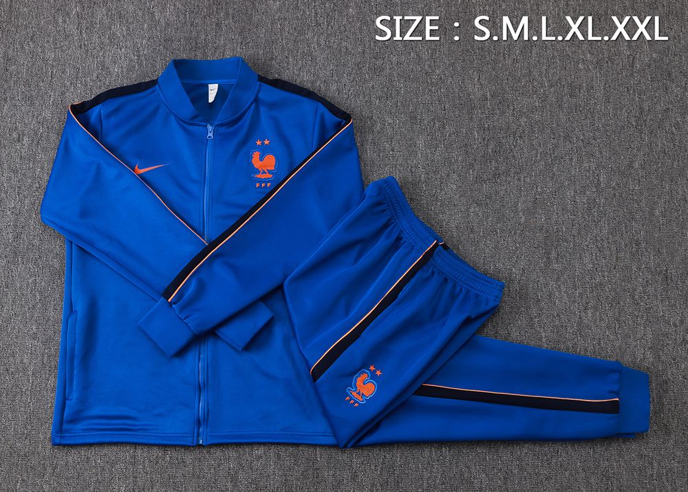 France 26/27 Blue Orange Jacket Kit Foto 2