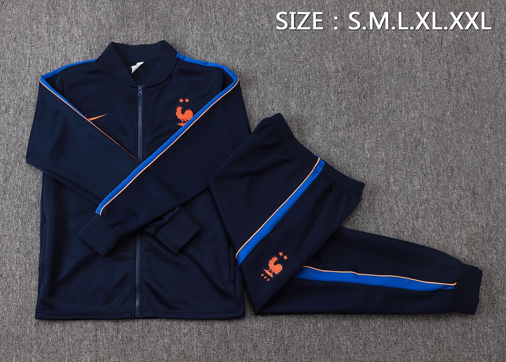 France 26/27 Navy Orange  Jacket Kit Foto 2