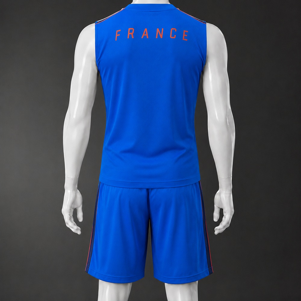 France 26/27 Blue Orange Training Vest kit Foto 2