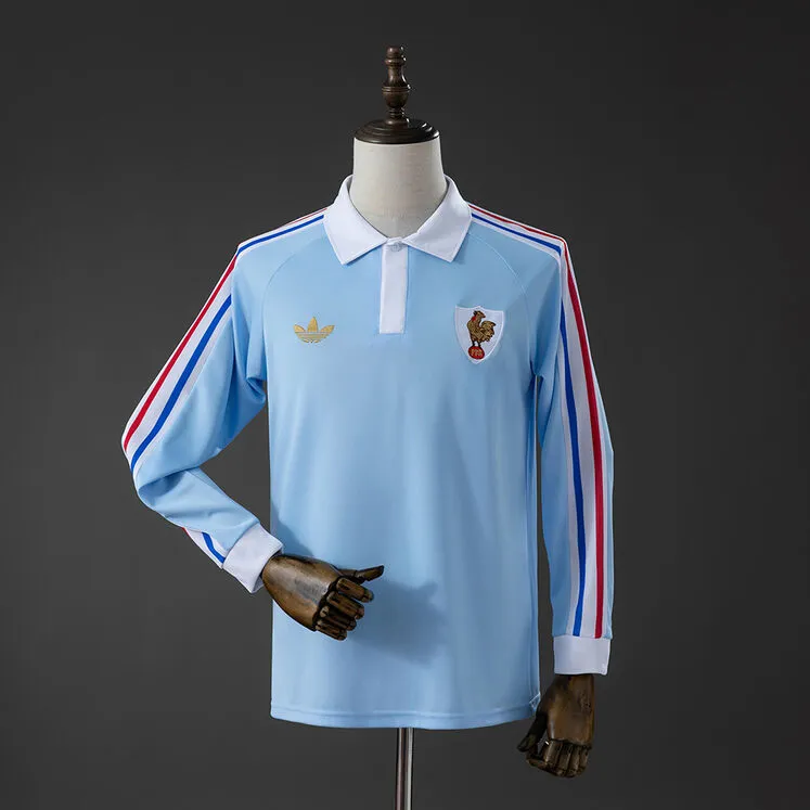 France Rugby 120Y Long Sleeve Blue Jersey