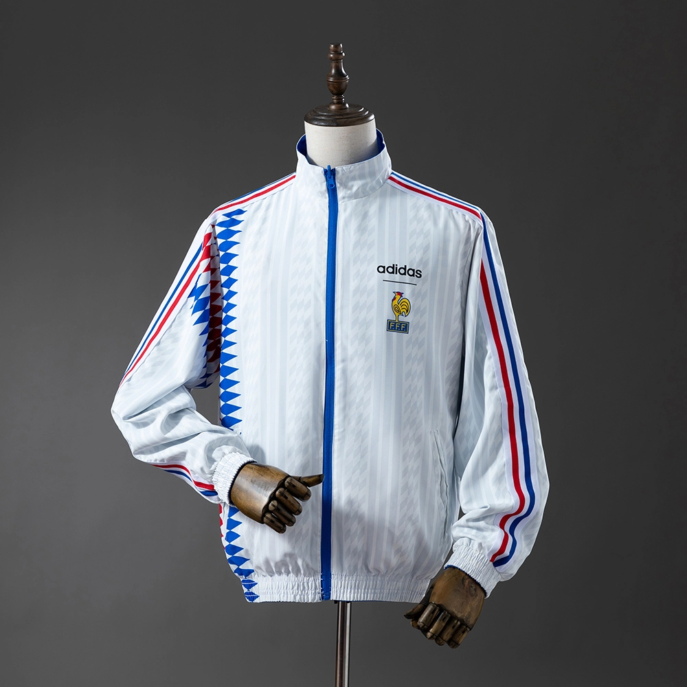 France 1994 Retro Reversible Anthem Jacket Windbreaker Foto 2