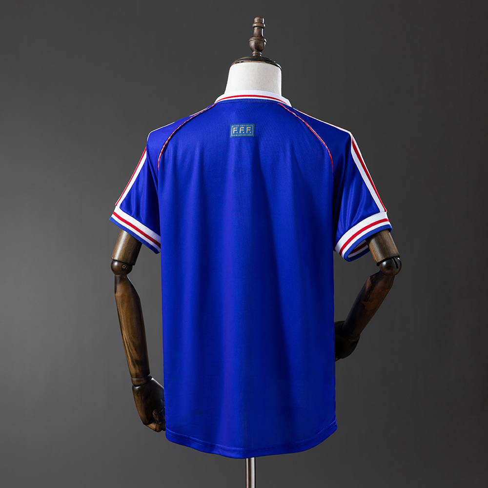 France 1998 Home Retro Jersey Foto 2