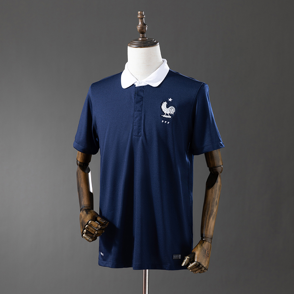 France 2014 home Retro Jersey