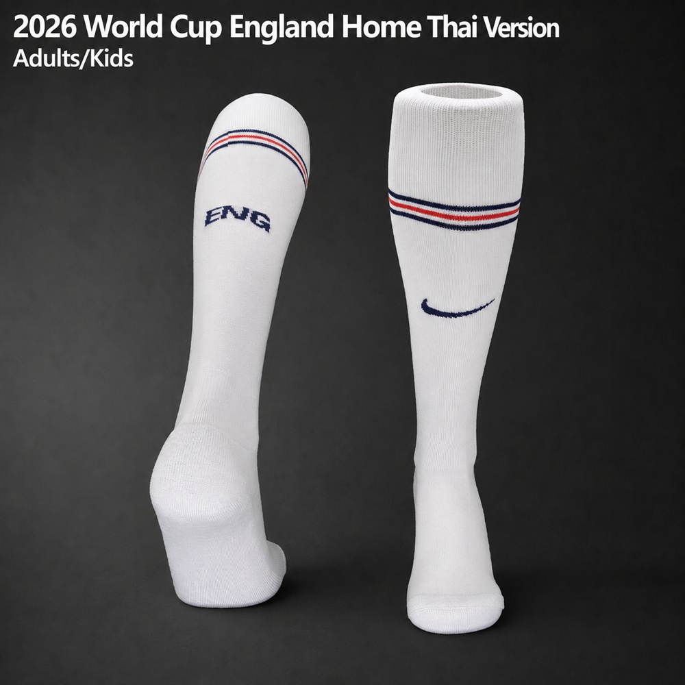 England 2026 World Cup Home Thai Version Adults-Kids White