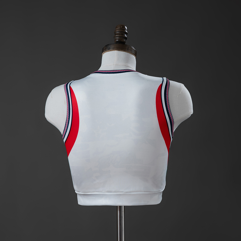 England 2026 Home Women's Crop Top Style Vest Foto 2