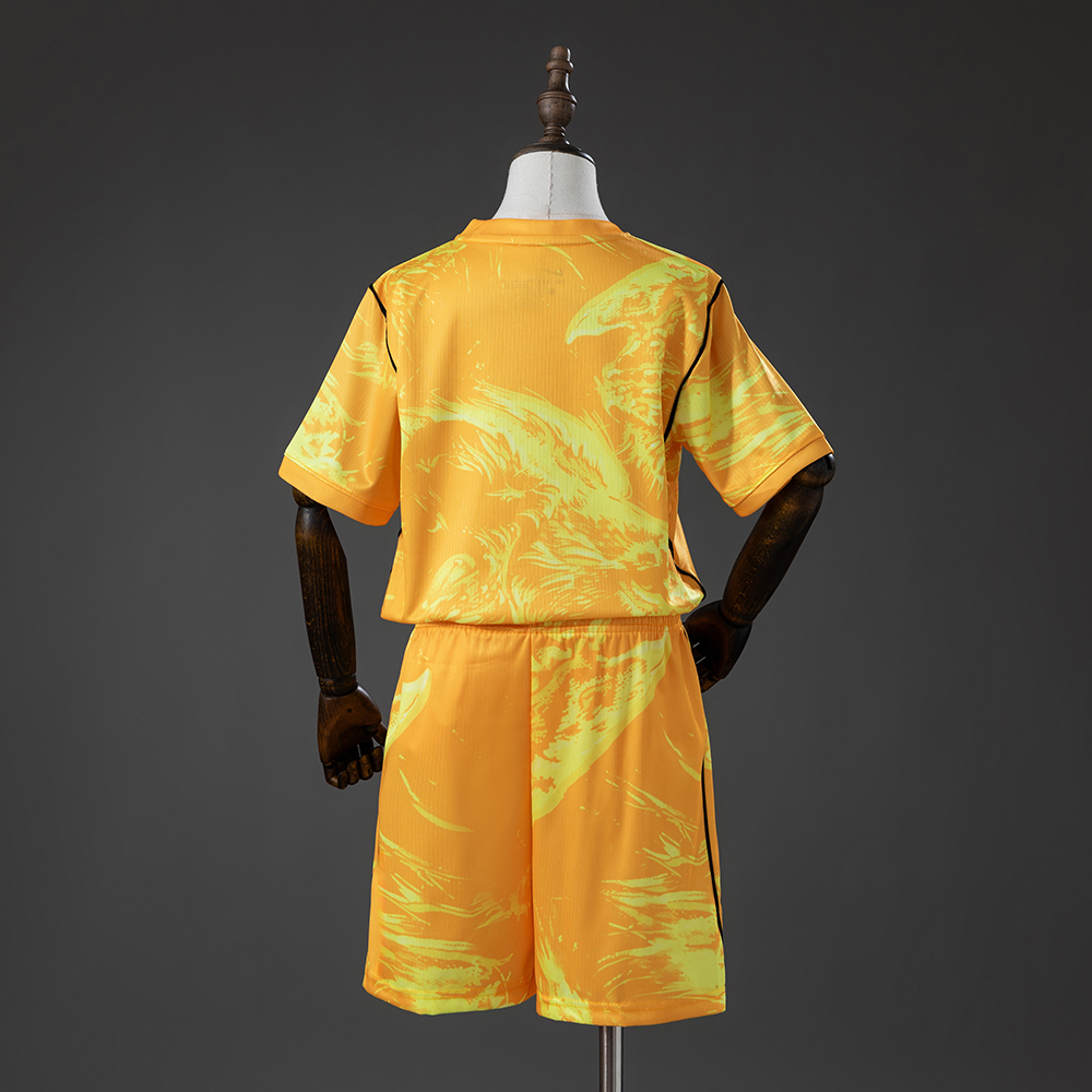 England 2026 GK Kids Kit Jersey - Yellow Foto 2