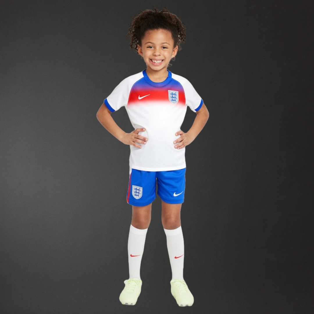England 2025 Home Full kids kit Jersey (Women's Team)