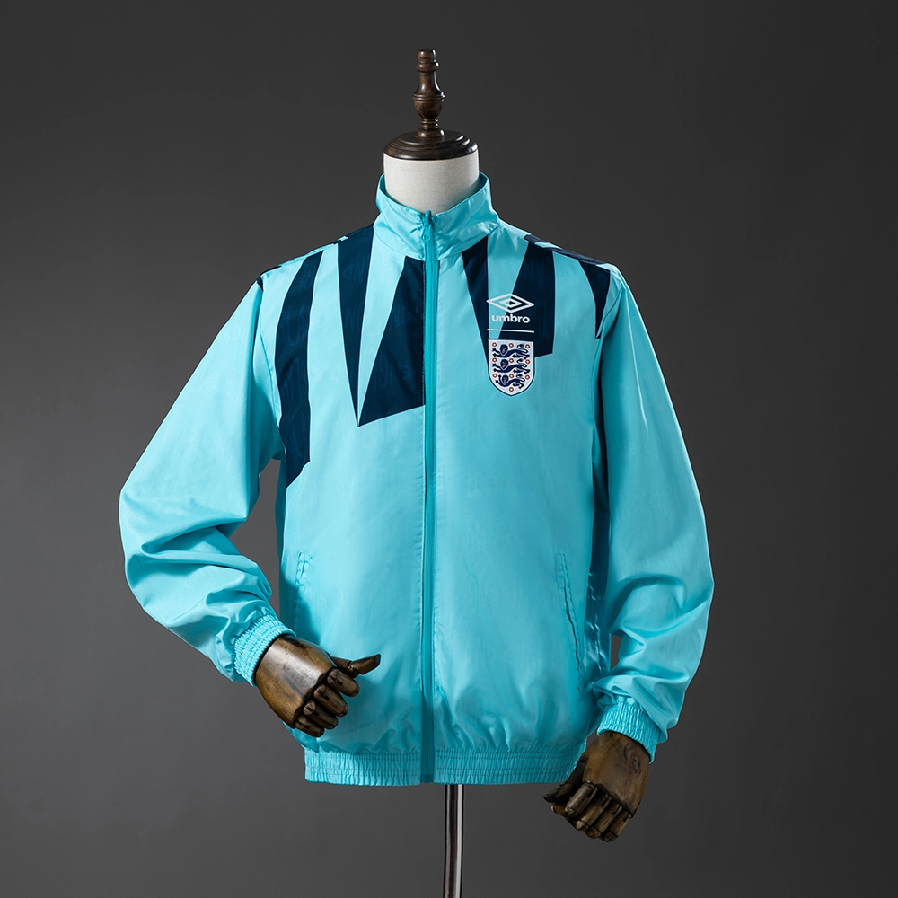England 1992 Retro Reversible Anthem Jacket Windbreaker Foto 2