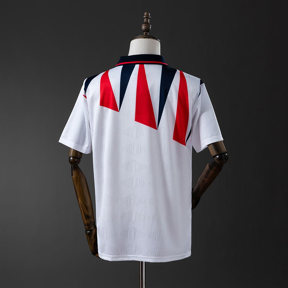 England 1992 Home Retro Jersey Foto 2