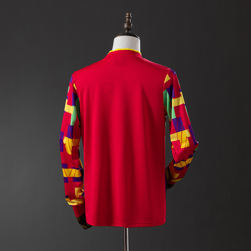 England 1996 Goalkeeper Long Sleeve Retro Jersey Foto 2