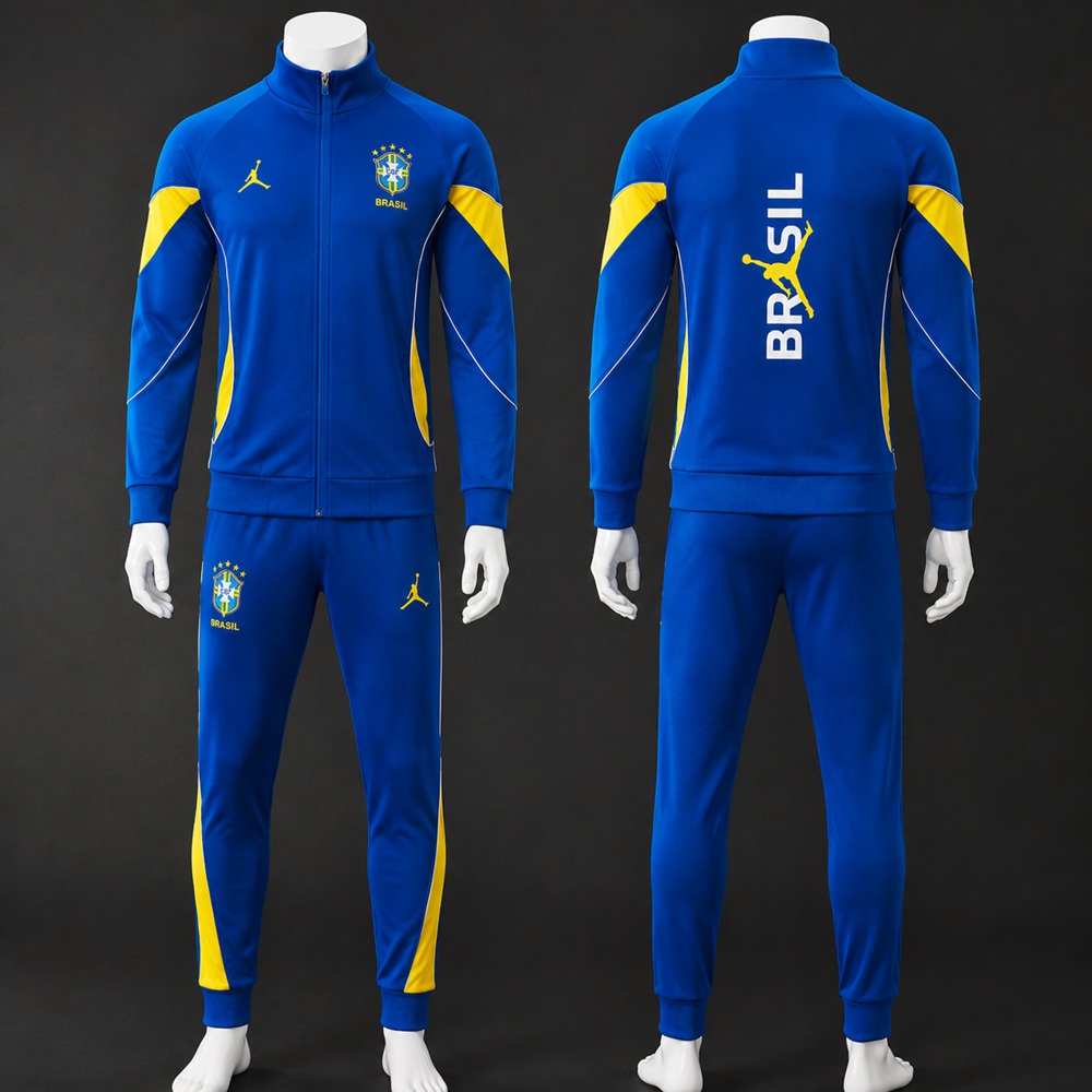 Brazil 26/27 Blue Yellow Jacket Kit
