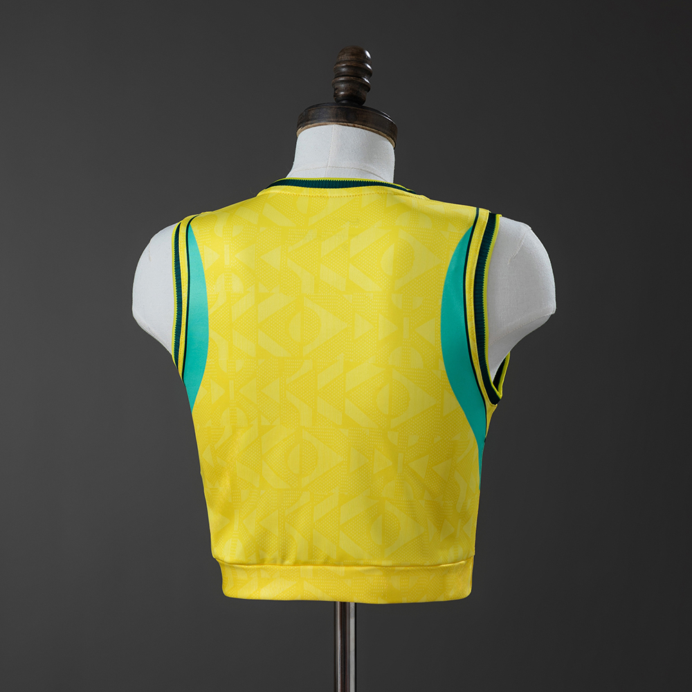 Brazil 2026 Women's Crop Tank Top Home Jersey Foto 2