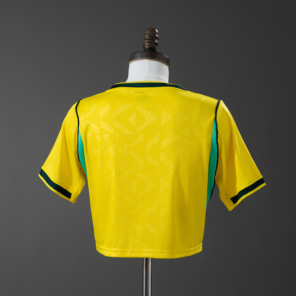Brazil 2026 Home Women's Crop Top Jersey Foto 2