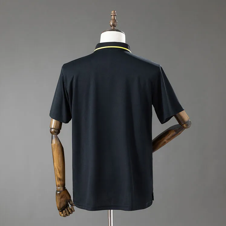 Brazil 2026 Polo Jersey Black Foto 2