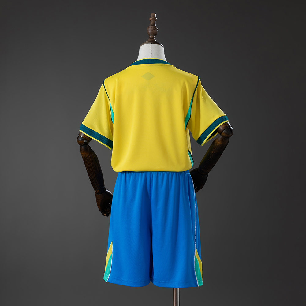 Brazil 2026 Home Full kids kit Jersey Foto 2