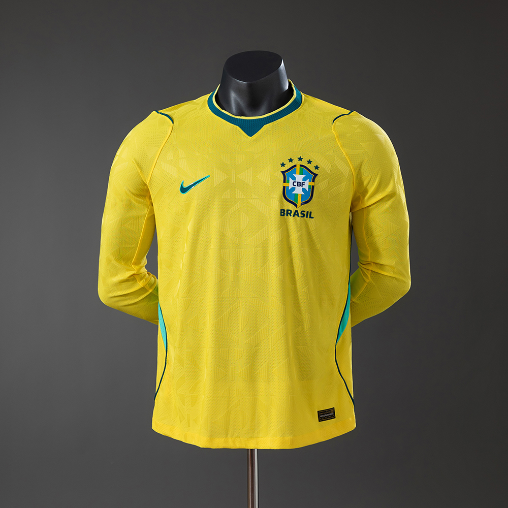 Brazil 2026 Home Player Version Long Sleeve Jersey