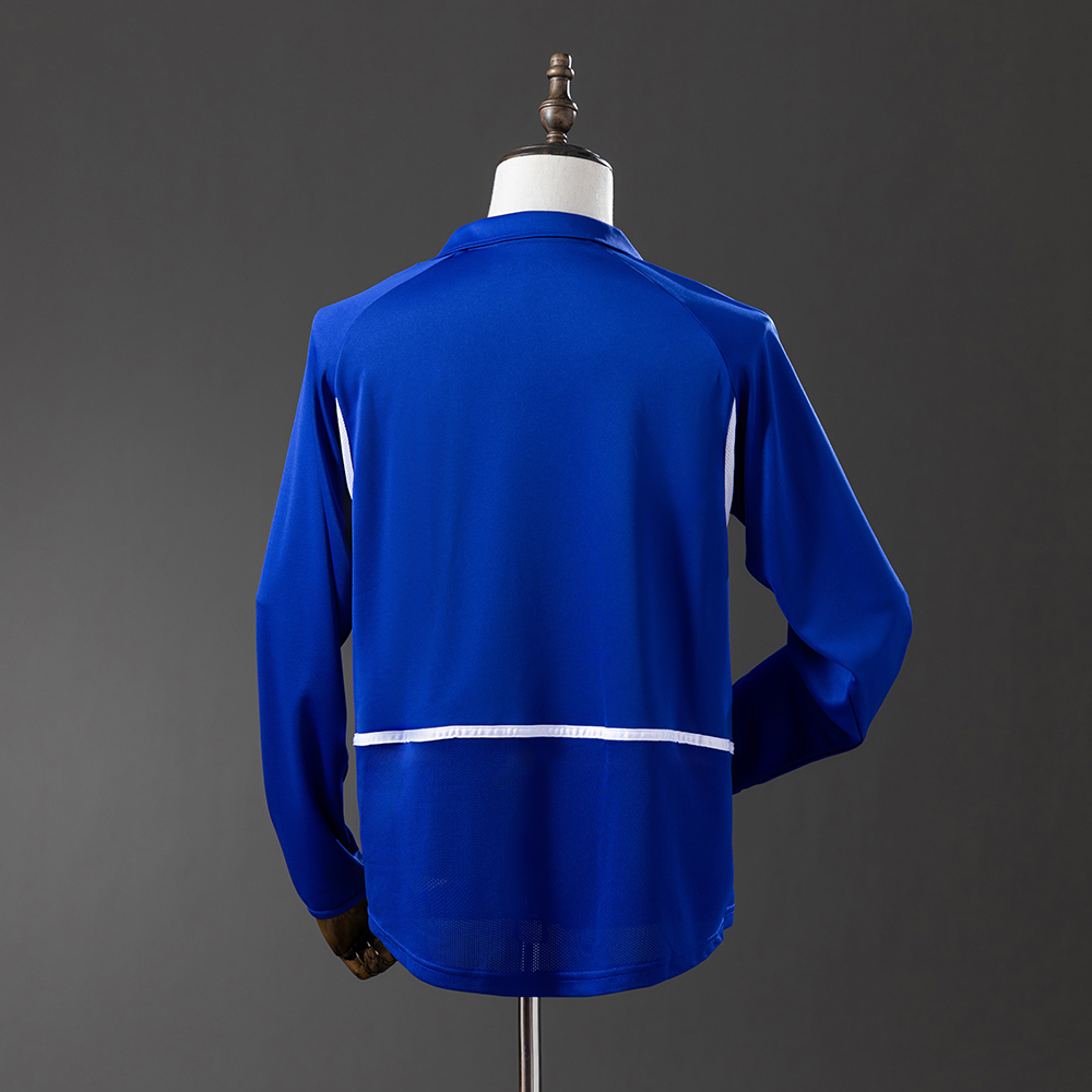 Brazil 2002 Away Long Sleeve Retro Jersey Foto 2