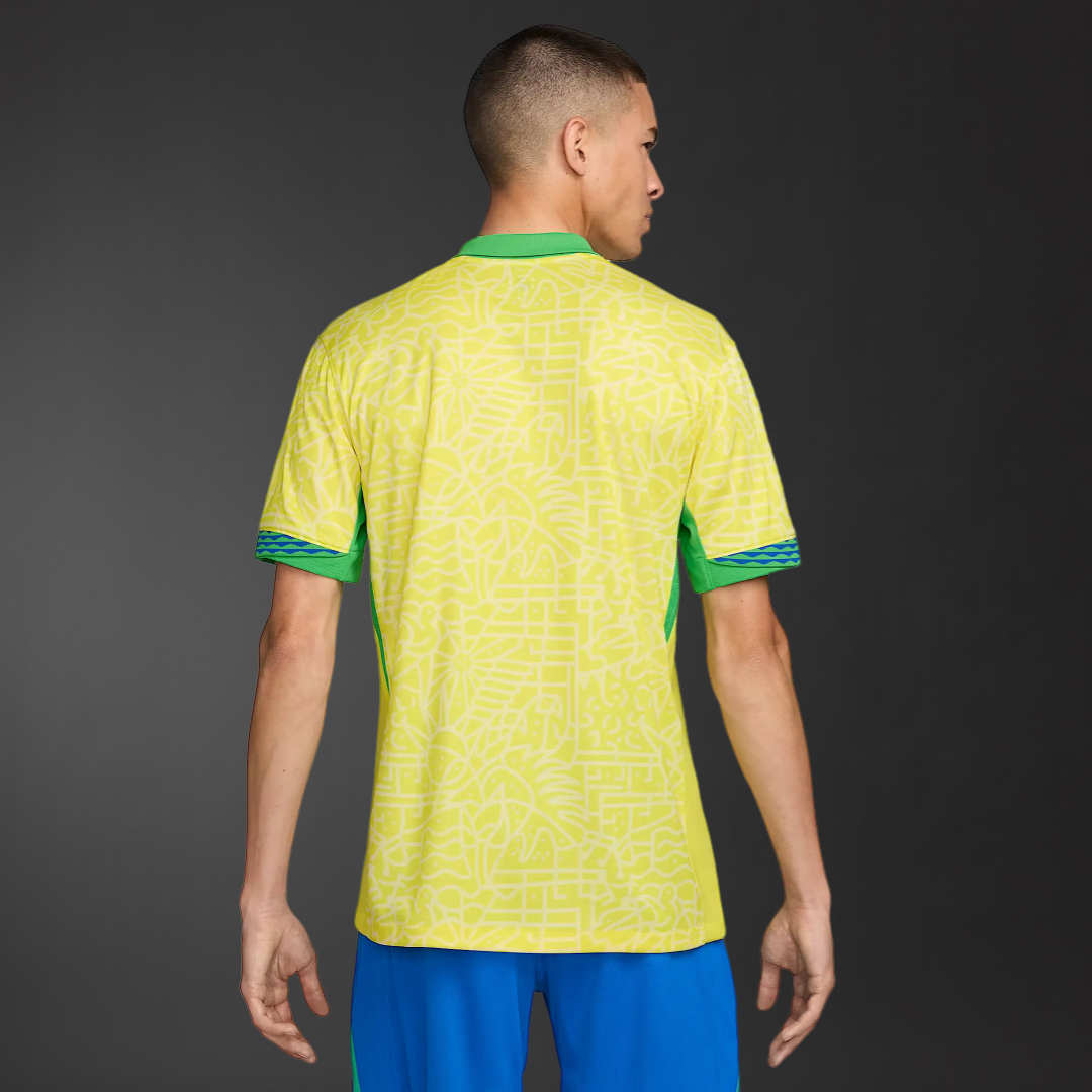 Brazil 2024 Stadium Home Jersey Foto 2