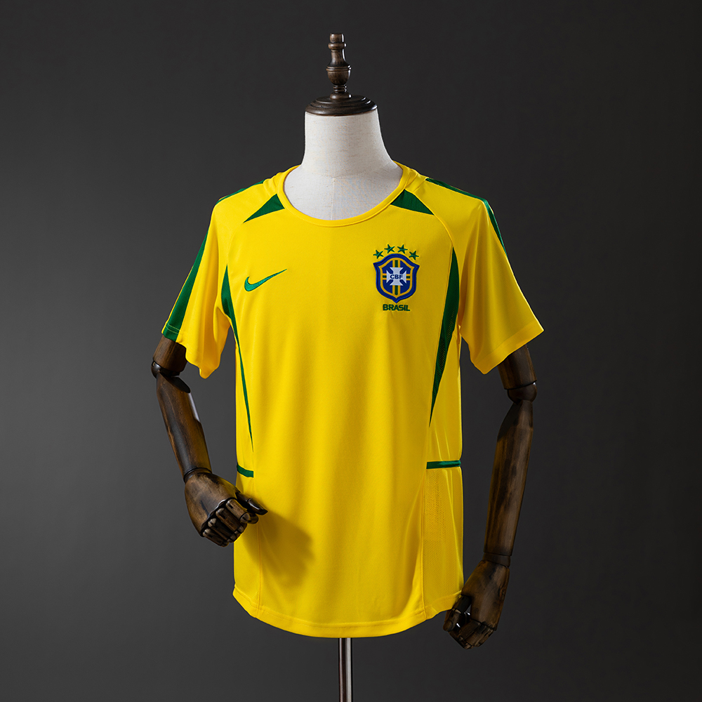 Brazil 2002 Home Retro Jersey