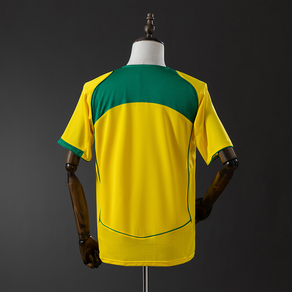 Brazil 2004 Home Retro Jersey Foto 2